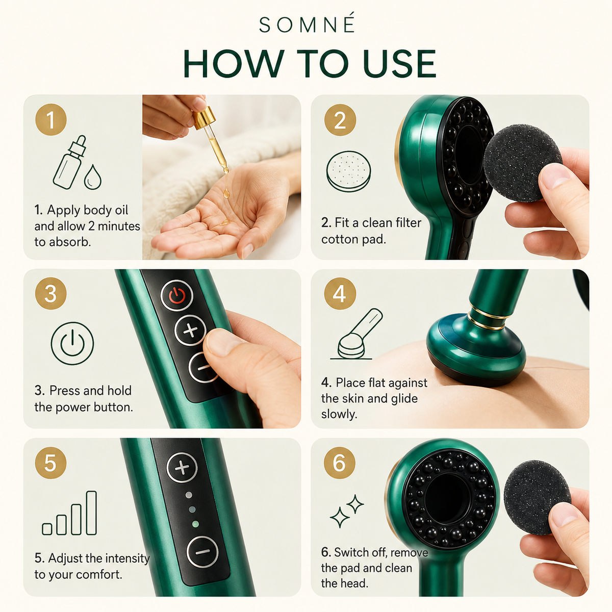 Somné RestoreCup™ 3-in-1 Cupping Massager