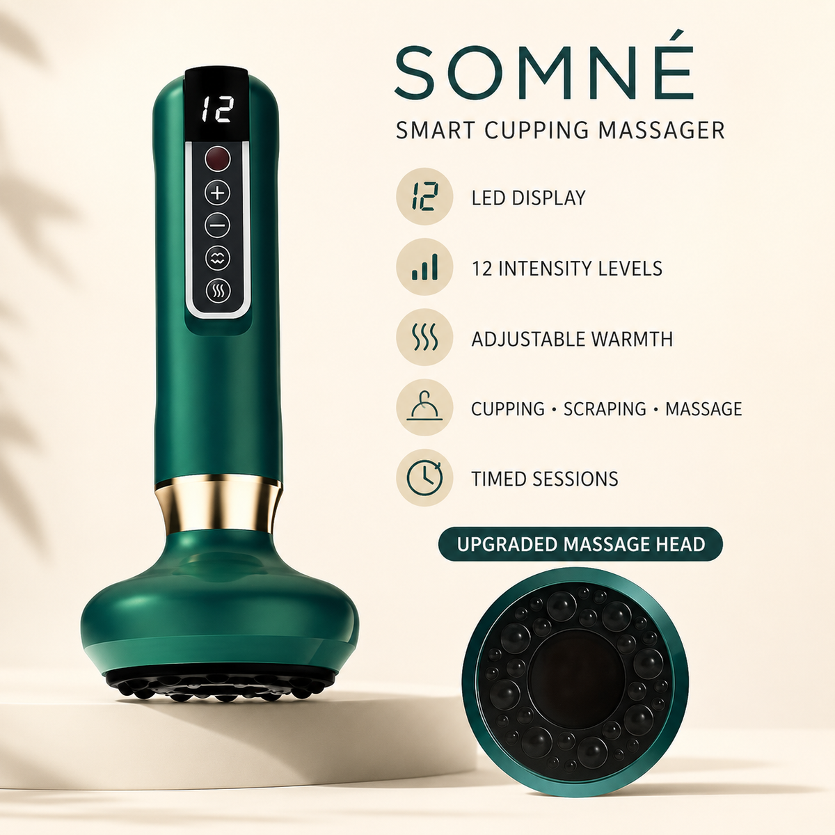 Somné RestoreCup™ 3-in-1 Cupping Massager