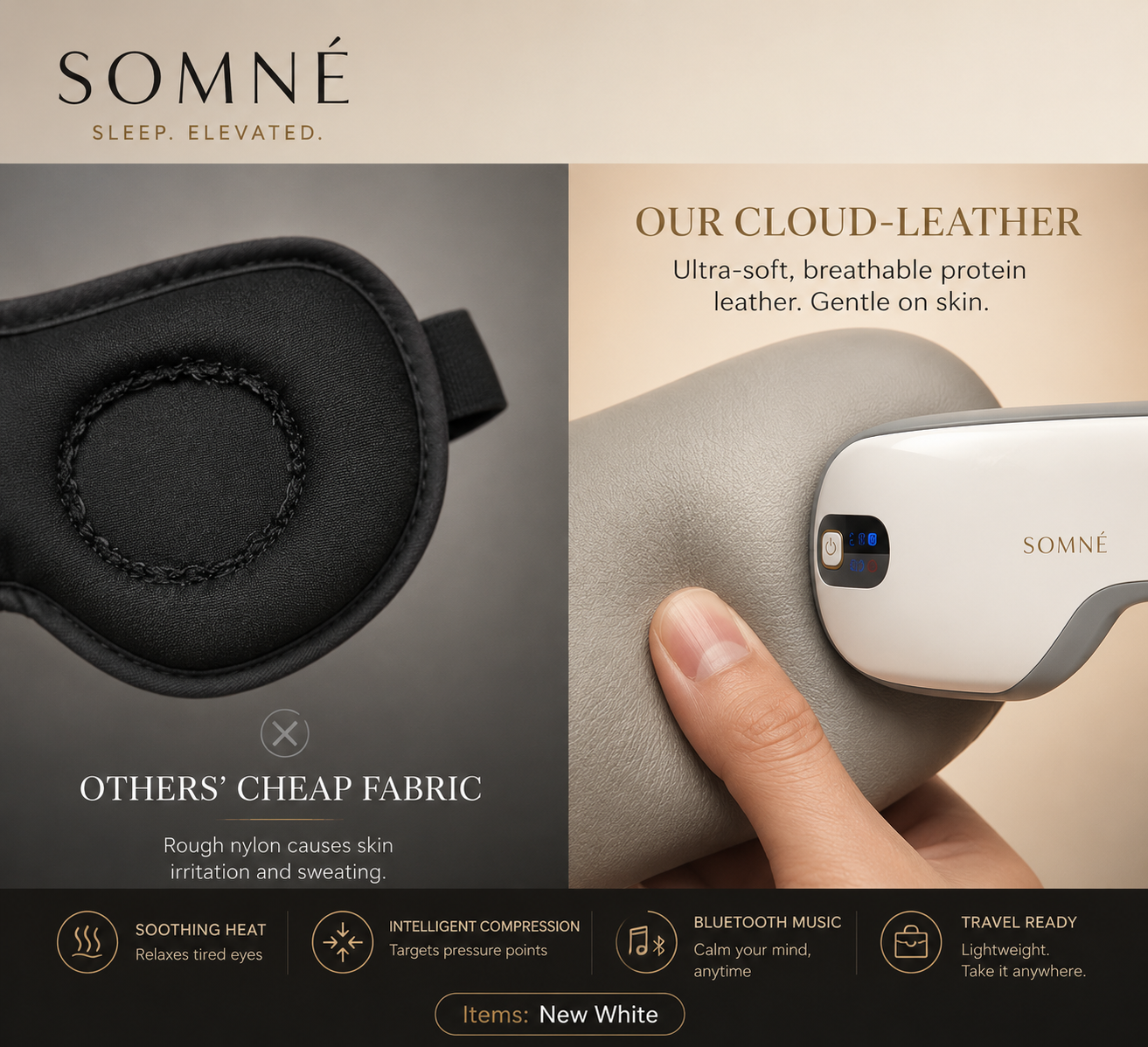 SOMNÉ™ Smart Heated Eye Massager