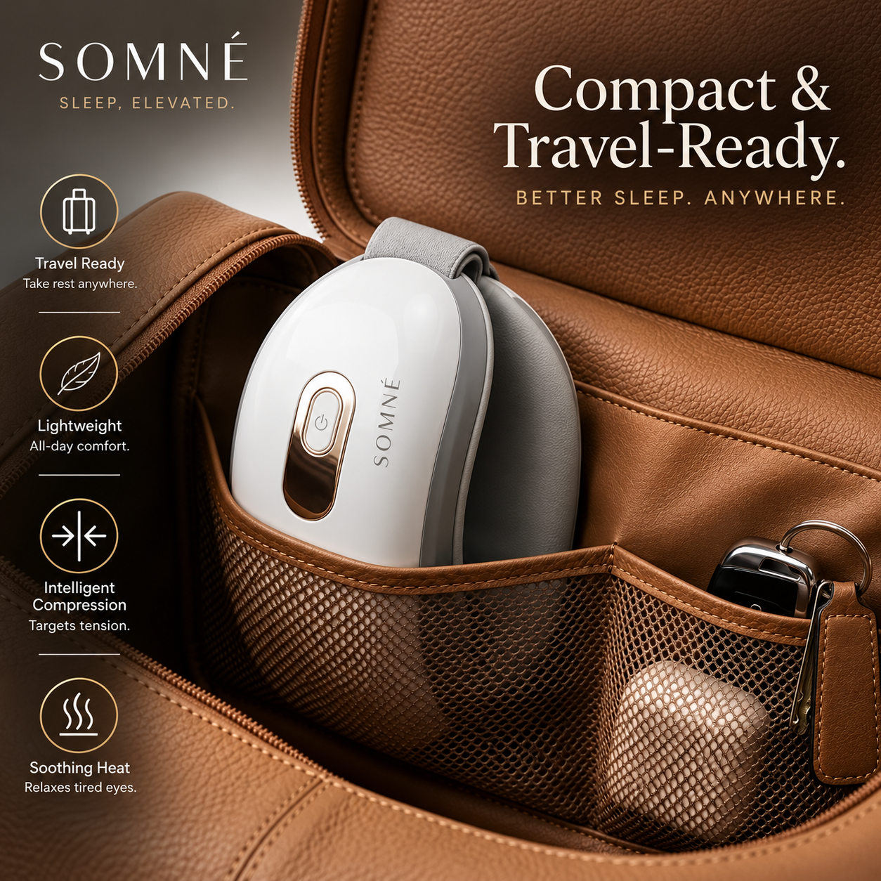 SOMNÉ™ Smart Heated Eye Massager